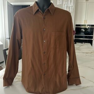 Theory cotton button down